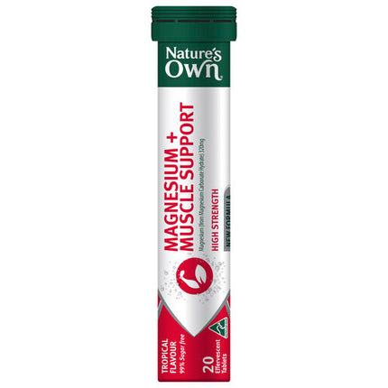 Nature's Own Magnesium + Muscle Support 20 Tablets