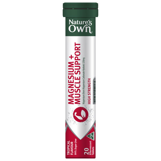 Nature's Own Magnesium + Muscle Support 20 Tablets