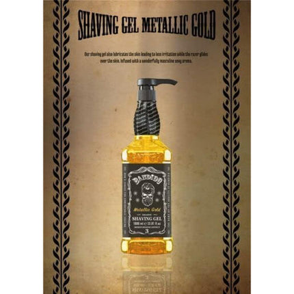 Bandido No3 Shaving Gel Metallic Gold 1000ML