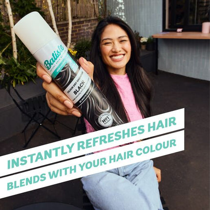 Batiste Black Colour Dry Shampoo Peach & Vanilla Praline Fragrance 200mL