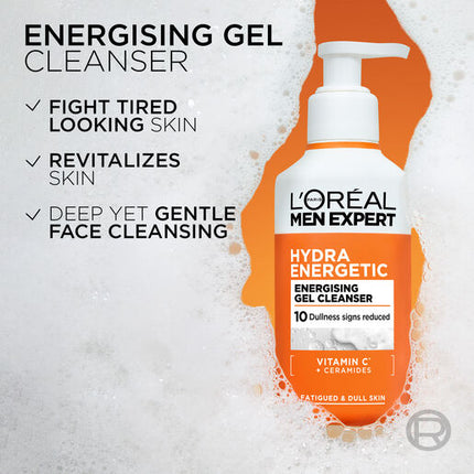 Men Expert Hydra Energetic Energising Gel Cleanser 260ml