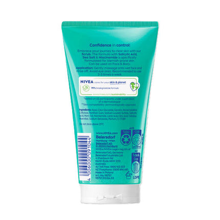 Nivea Derma Skin Clear Scrub 150ml