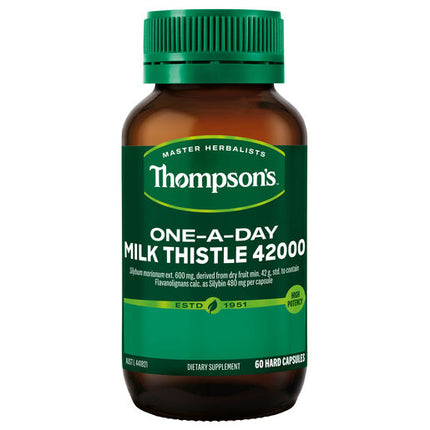 Thompson's Milk Thistle 42000mg 60 Capsules