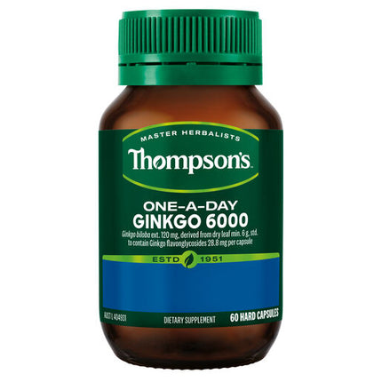 Thompson's 1-A-Day Ging 6000mg Capsules 60