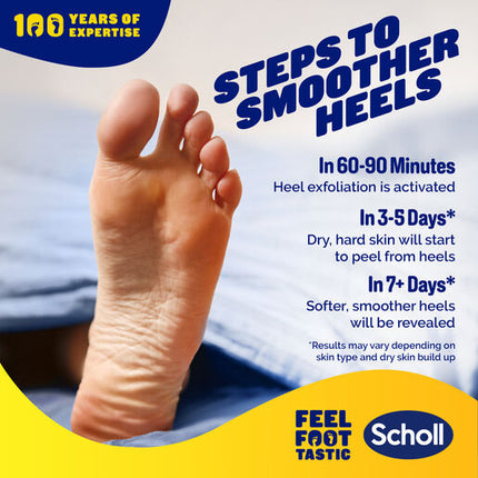 Scholl ExpertCare Exfoliating Heel Peel 1 Pair