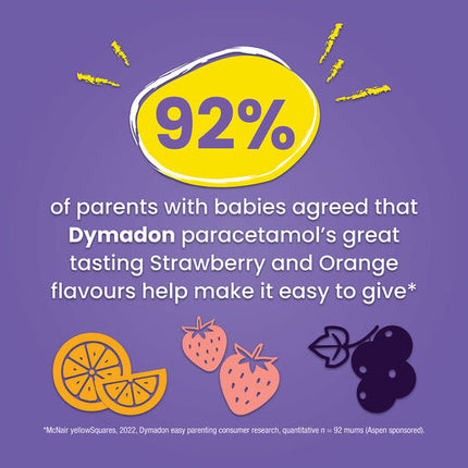 Dymadon Paracetamol 1 Month -2 Years Blackcurrant 60mL