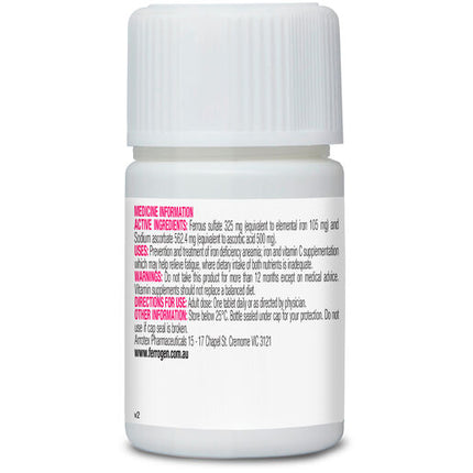 Ferrogen Iron + Vitamin C 30 Tablets