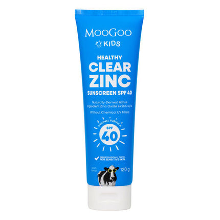 MooGoo Baby & Child Clear Zinc Sunscreen SPF40 120g