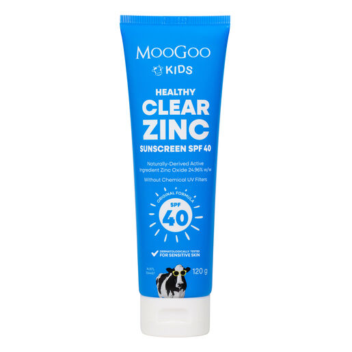 MooGoo Baby & Child Clear Zinc Sunscreen SPF40 120g