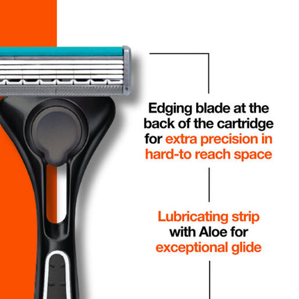 Schick Quattro 4 Titanium Razor Kit + 5 Refills
