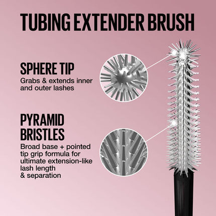 Maybelline Lash Sensational Sky Tubes Tubing Mascara Extension-Like Length Very Black