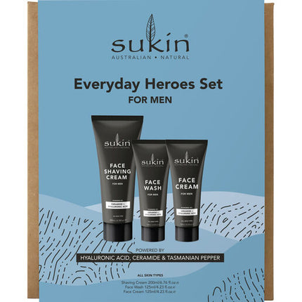Sukin Everyday Heroes Set For Men Gift Pack