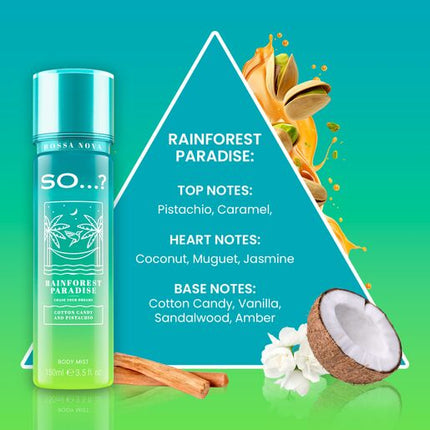 So..? Bossa Nova Rainforest Body Mist 150ml