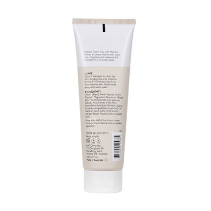 Natio Green Clay & Manuka Honey Face Mask
