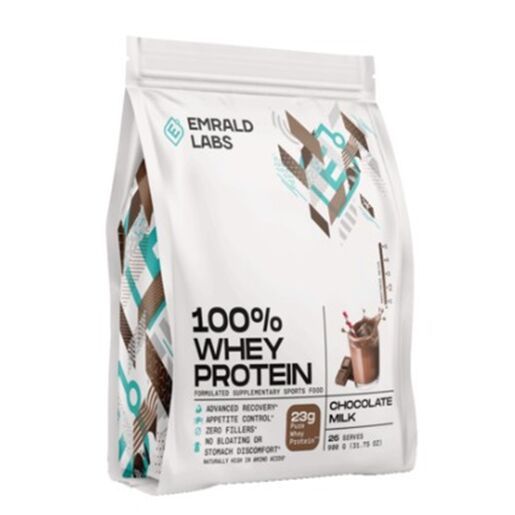 Emrald 100% Whey Protein Chocolate Milk 900g
