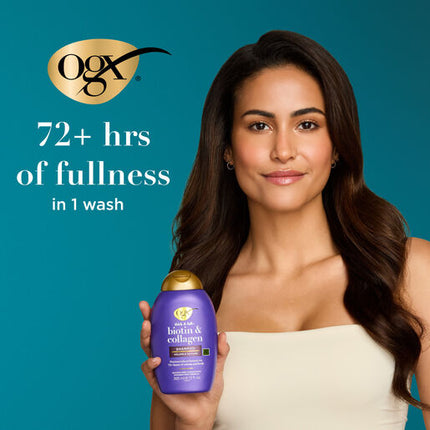 OGX Thick & Full + Biotin & Collagen Shampoo 385mL