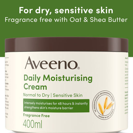 Aveeno Daily Moisturising Sensitive Skin Cream 400mL