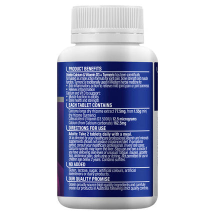 Ostelin Calcium & Vitamin D3 + Turmeric 100 Tablets