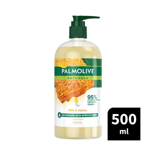 Palmolive Naturals Liquid Hand Wash Milk & Honey 500mL Pump