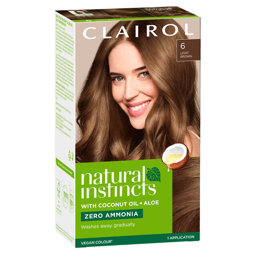 Clairol Natural Instincts 6 Light Brown