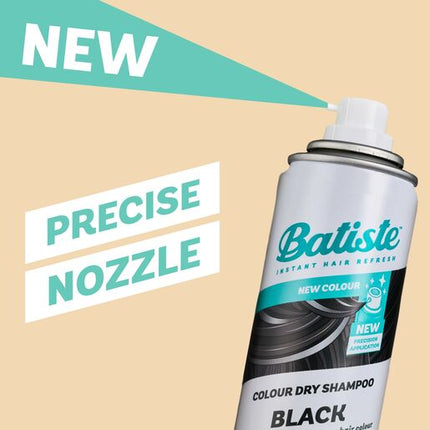 Batiste Black Colour Dry Shampoo Peach & Vanilla Praline Fragrance 200mL