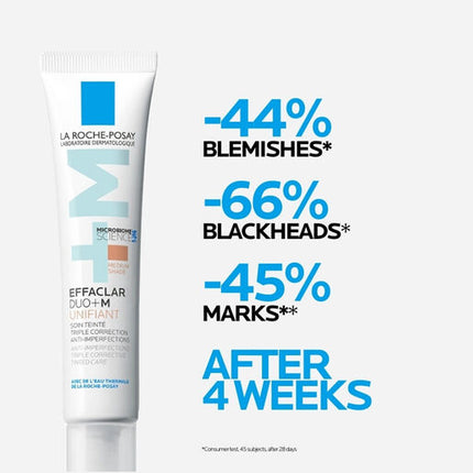 La Roche-Posay Effaclar Duo+M Unifiant Anti-imperfection Triple Corrective Tinted Care Medium 40ml