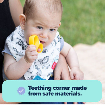 Nuby Muslin Bandana Bibs with Teething Corner