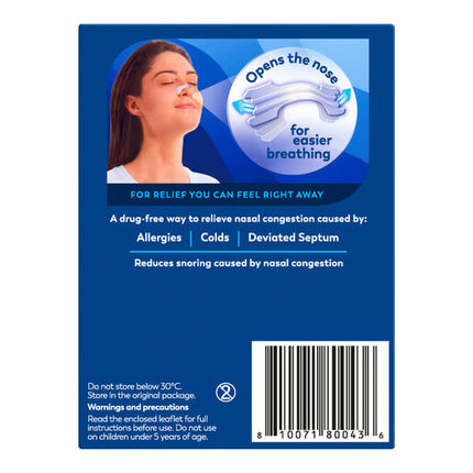 Breathe Right Nasal Strips Clear Large 30 Strips