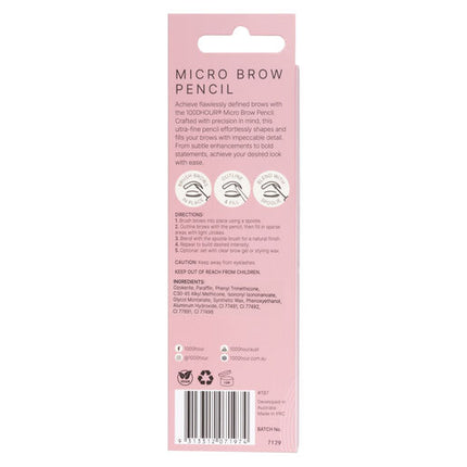 1000 Hour Micro Pencil Med Brwn