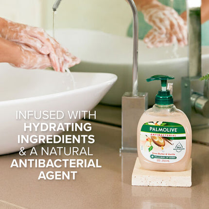 Palmolive Moisturising Antibacterial Liquid Hand Wash Shea Butter & Vanilla 250mL Pump