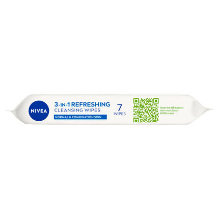 Nivea Daily Essentials Refreshing Face Wipes 7pk