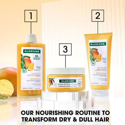 Klorane Mango Nourishing Replenishing and Radiance Mask 250ml