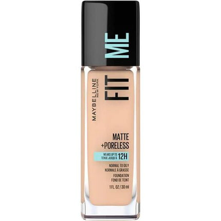 Maybelline Fit Me Matte & Poreless Mattifying Liquid Foundation 125 Nude Beige