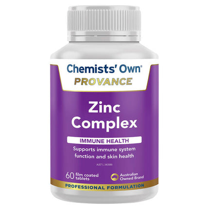 Chemists Own Provance Zinc Complex  60 Capsules