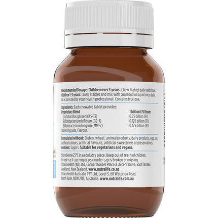 Nutra-Life ProBiotica Kid's Daily 60 Tablets