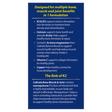 Caltrate Bone Muscle & Joint Tablets 60