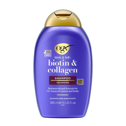 OGX Thick & Full + Biotin & Collagen Shampoo 385mL