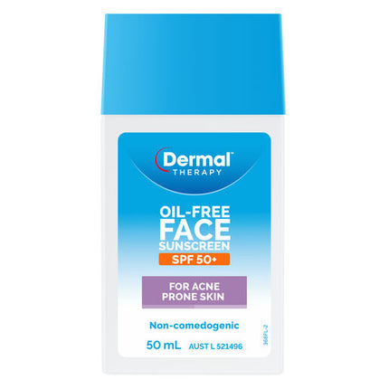 Dermal Therapy Oil-Free Face Sunscreen SPF50+ 50ml