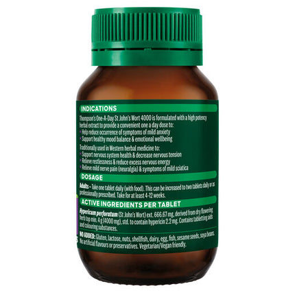 Thompson's 1-A-Day St John's Wort 4000 60 Tablets