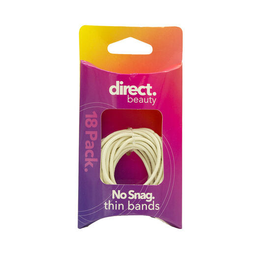 Direct Beauty No Snag Thin Bands Blonde 18 Pack