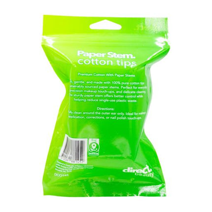 Direct Beauty Paper Stem Cotton Tips 100 Pack