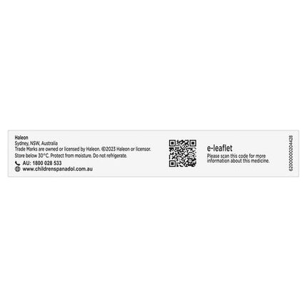 Panadol Children 3+ Years Chewable, Cherry Flavour, 24 Tablets