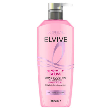 L'Oreal Elvive Glycolic Gloss Boosting Shampoo 800ml