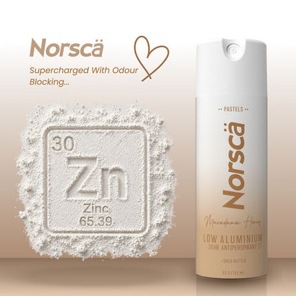 Norsca Pastels Low Aluminum Macadamia Honey Antiperspirant 155mL
