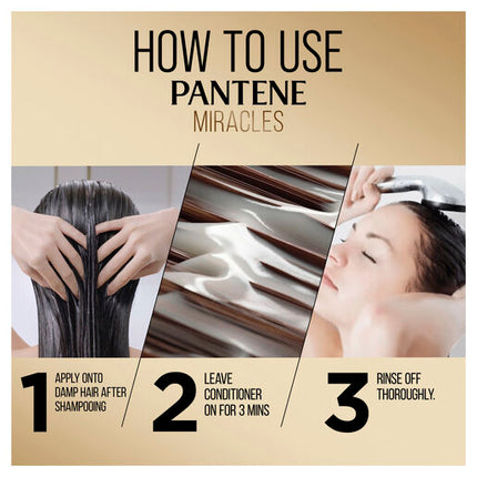 Pantene Miracles Conditioner Keratin Sleek & Smooth 350ml