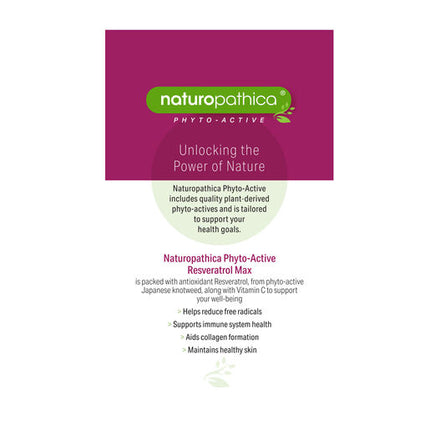 Naturopathica Resveratrol Max Anti-Ageing 30 Tablets