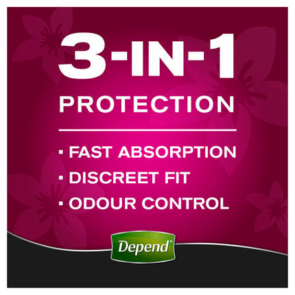 Depend Women Real Fit Underwear Super Medium 8 Pack