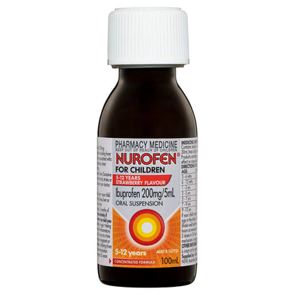 Nurofen For Children 5-12 Years Strawberry 100ml