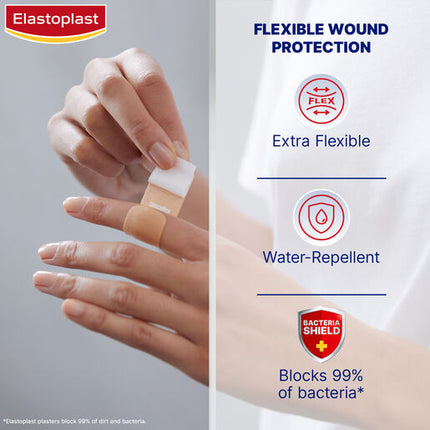 Elastoplast Flexi Fab Strip Assorted 40 Pack