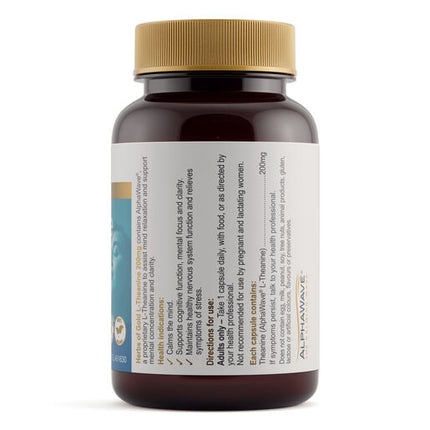Herbs Of Gold L-Theanine 200mg 30 Capsules